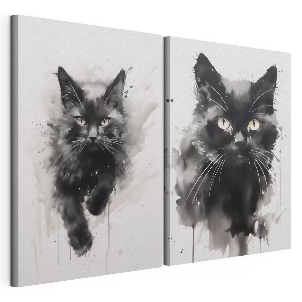  Schilderijen Kat, imitatie van een schilderij m31110