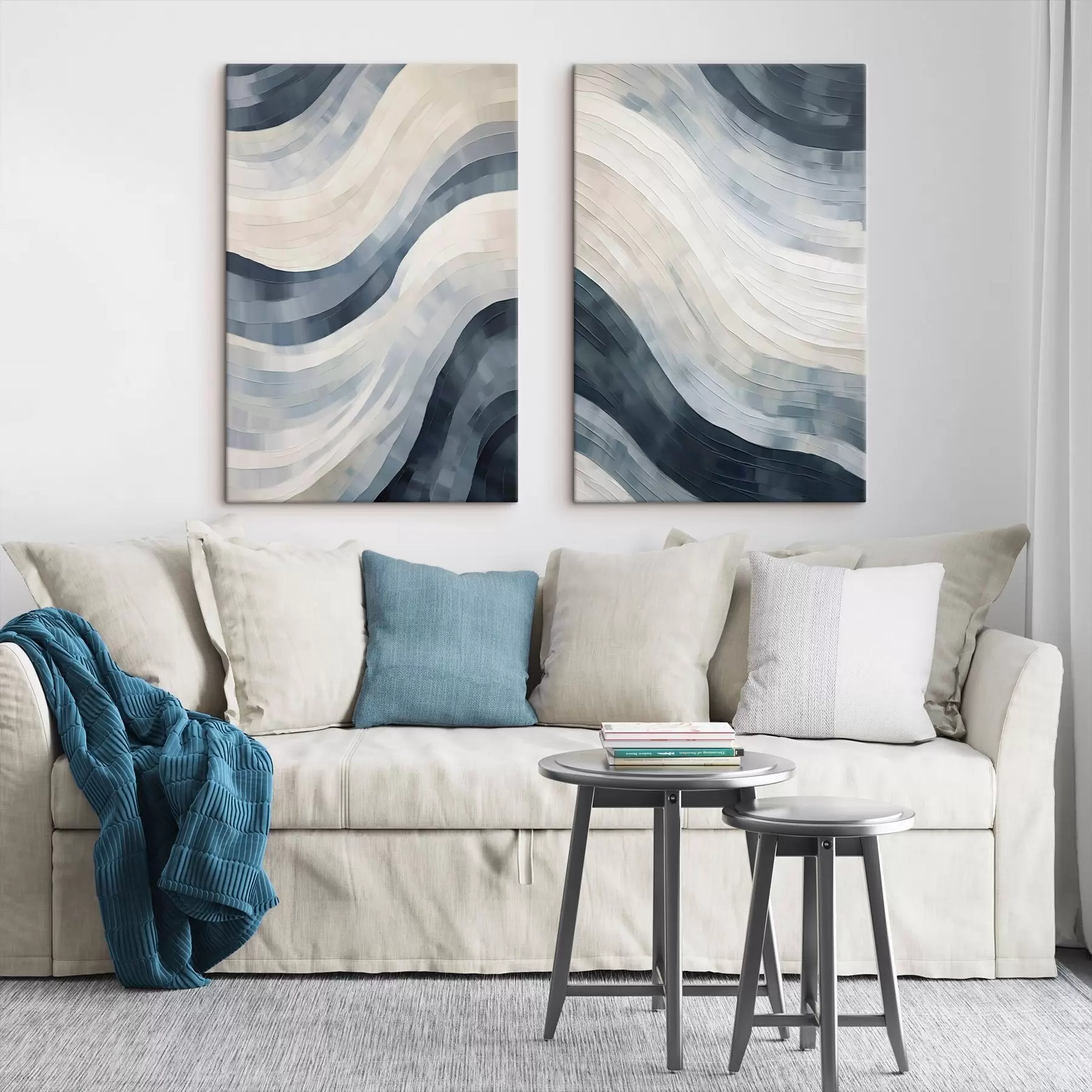  Peintures Larges rayures abstraites, imitation d'un tableau m31111