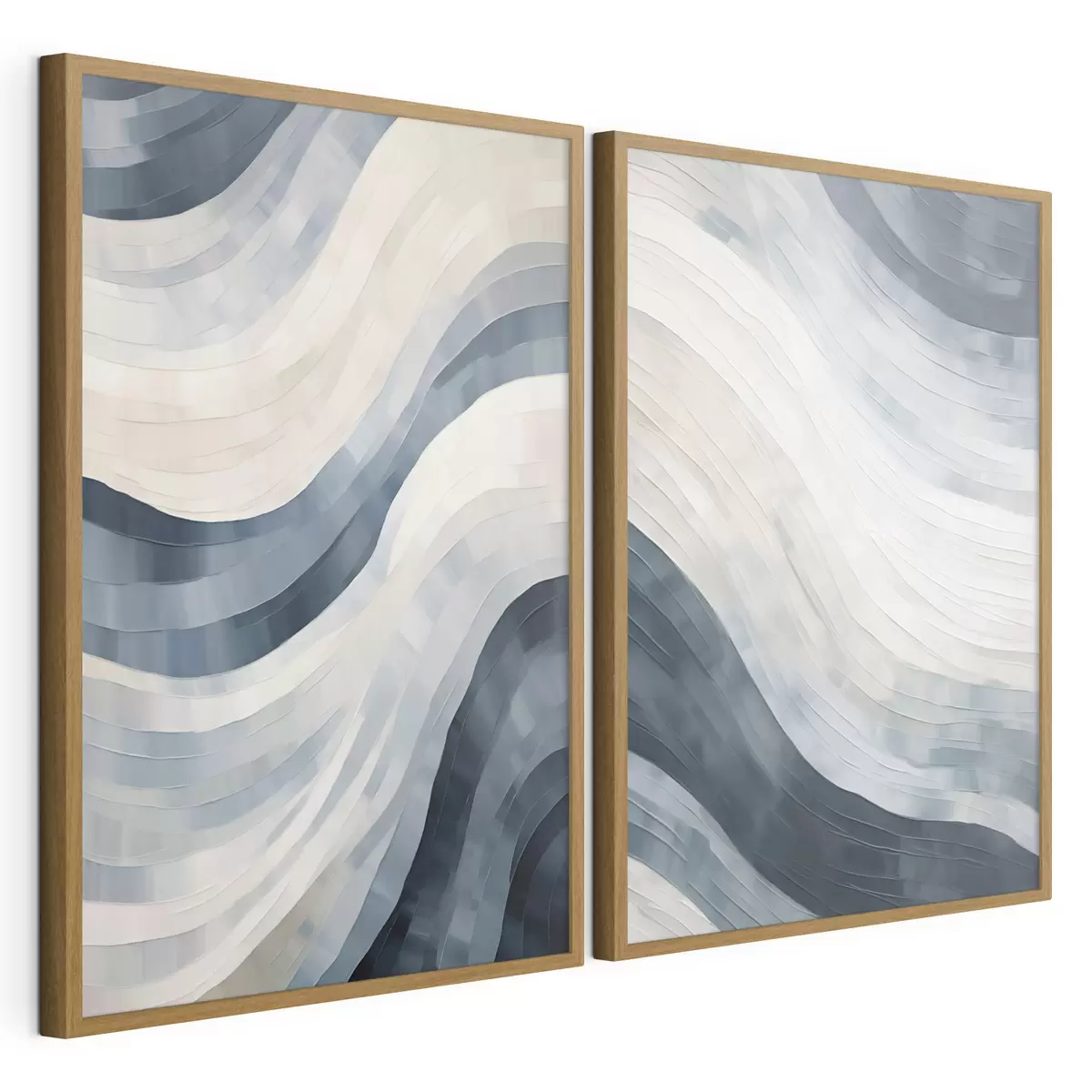 Affiche Larges rayures abstraites, imitation d'un tableau d31111