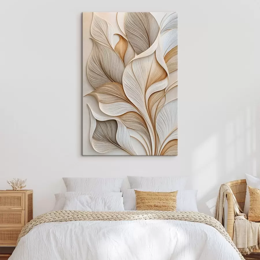 Fotobehang Abstracte bladeren s51177
