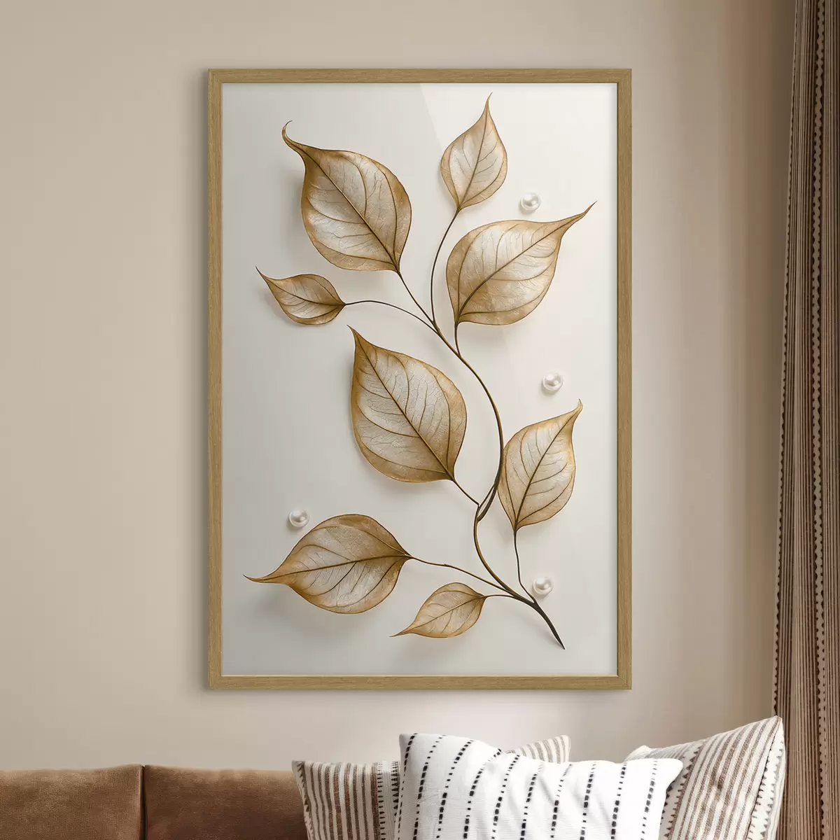 Poster Elegante botanische tak f50866