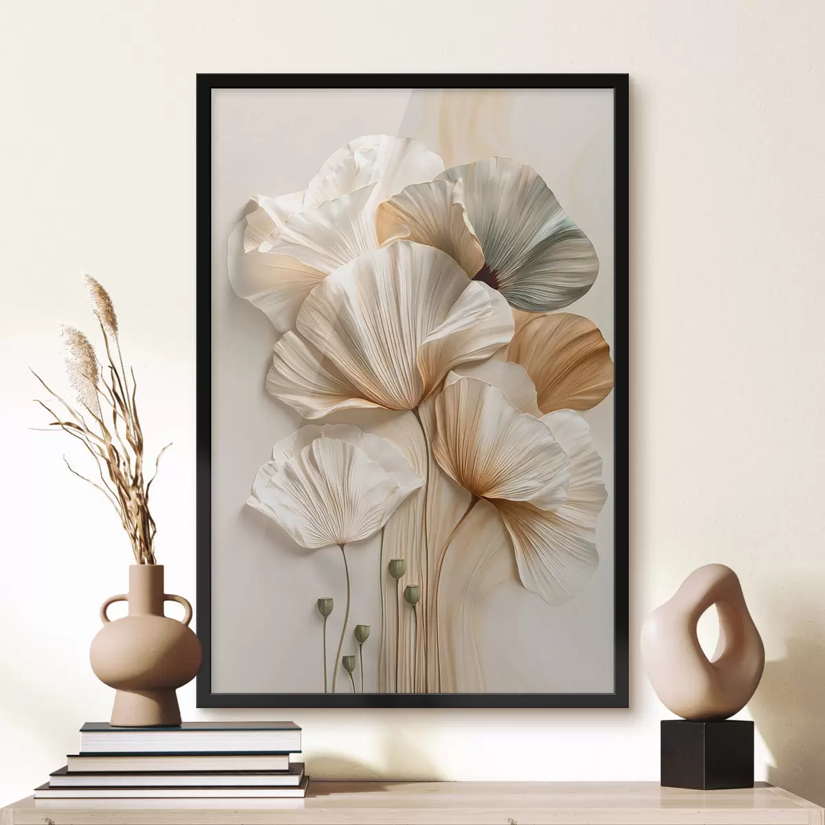 Poster Abstracte bloemen f50870