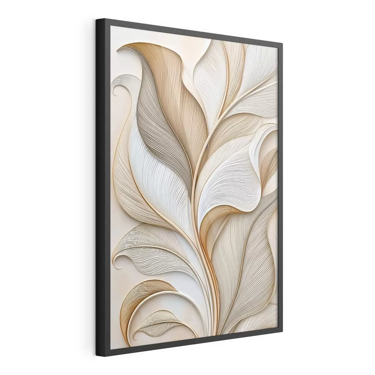 Poster Abstracte bladeren f51176
