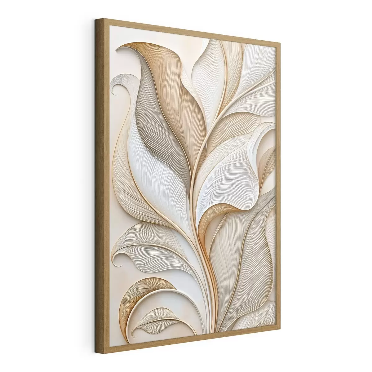 Poster Abstracte bladeren f51176