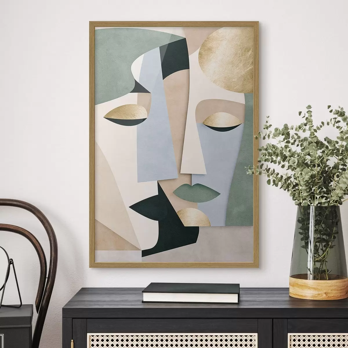 Poster Abstracte geometrische vlakken f51178