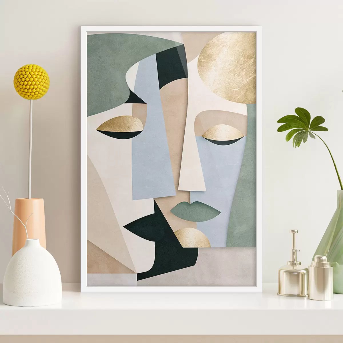 Poster Abstracte geometrische vlakken f51178