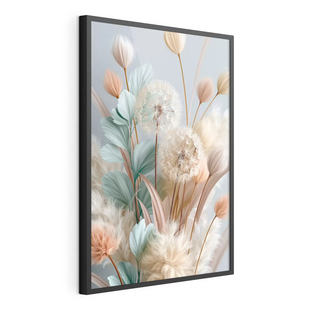 Poster Fijne paardenbloemen en wilde bloemen f51182