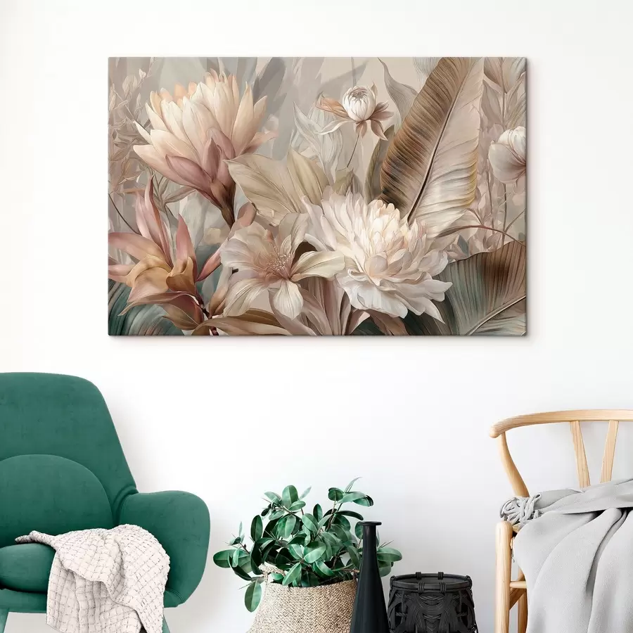  Peintures Bouquet exotique aux tons pastel s51095