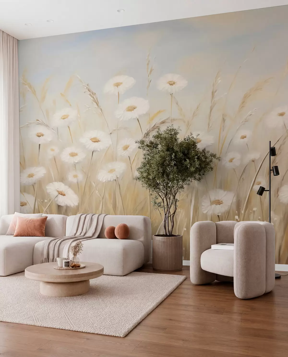 Fotobehang Wilde bloemen w05831