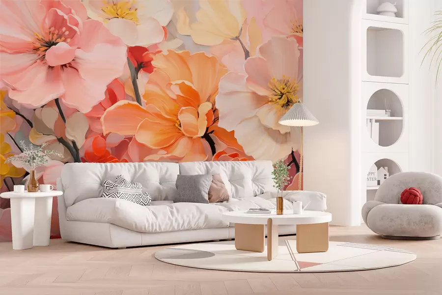 Fotobehang Fantasiebloemen w05908