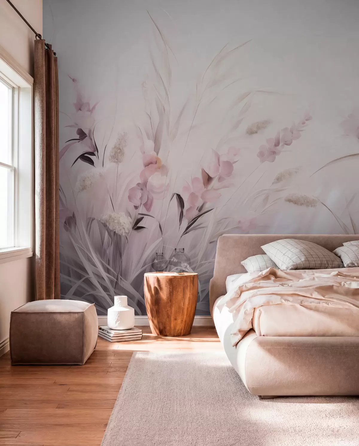 Fotobehang Bloemenveld w05913v2