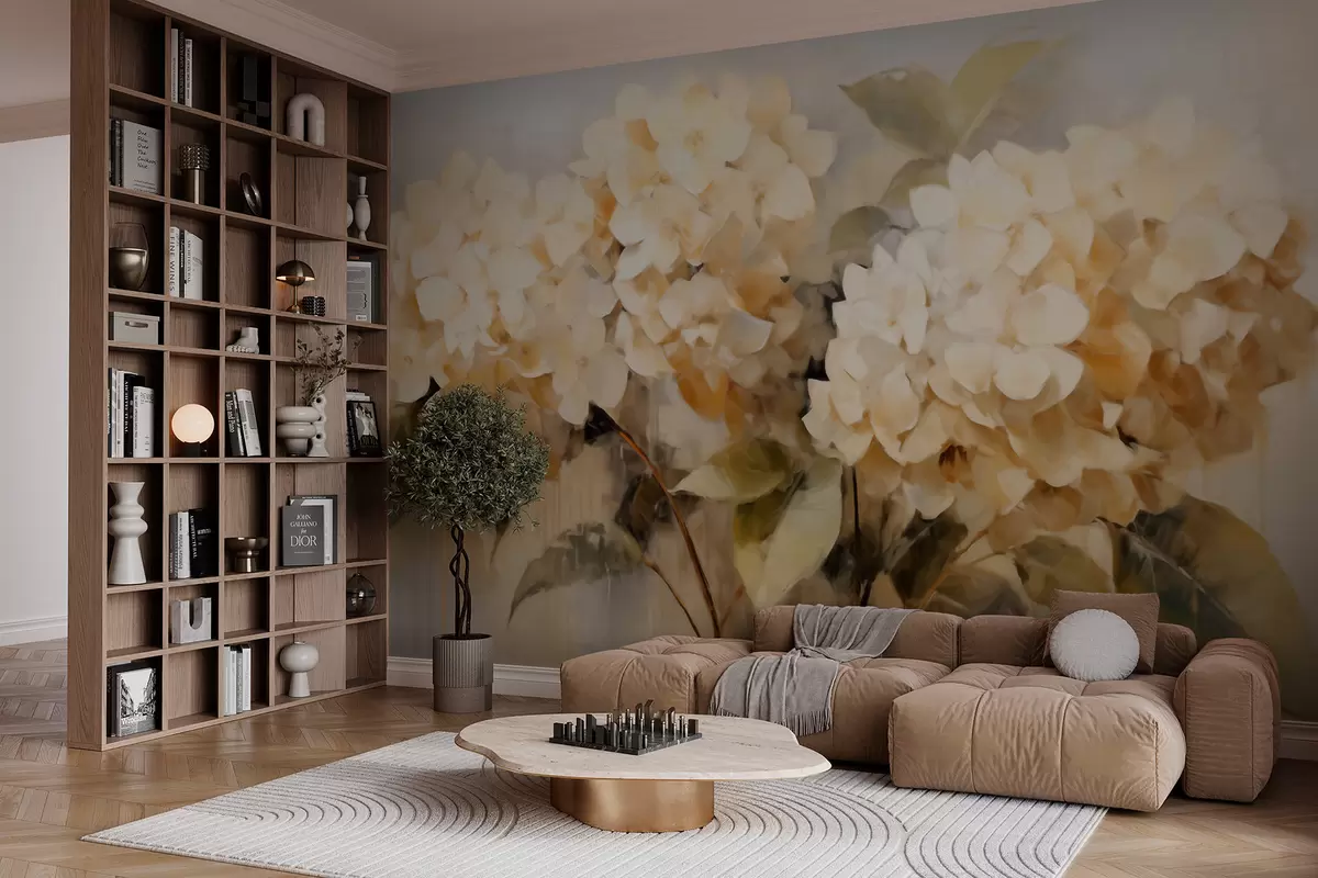 Fotobehang Hortensia's w06003