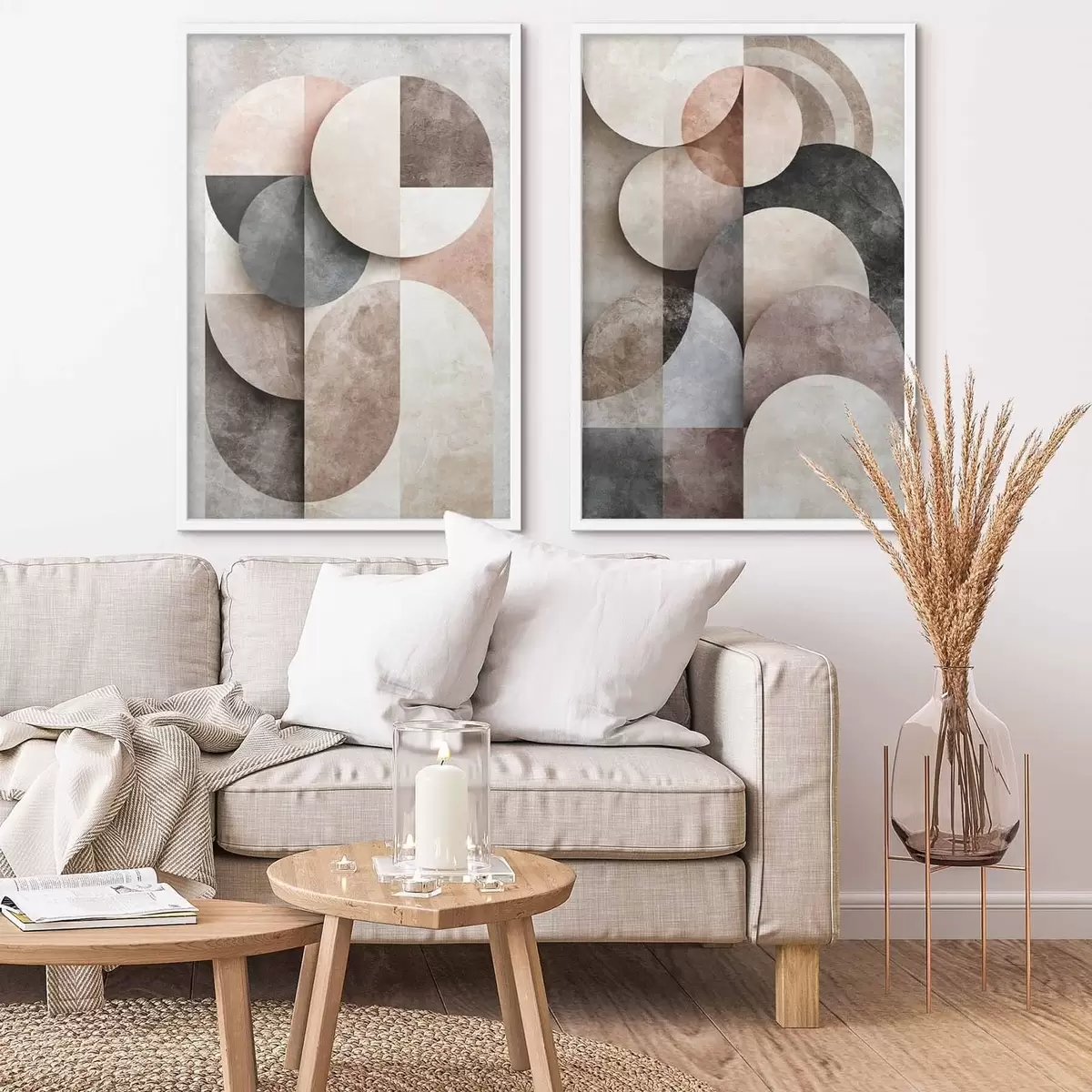 Poster Abstracte cirkels d31118