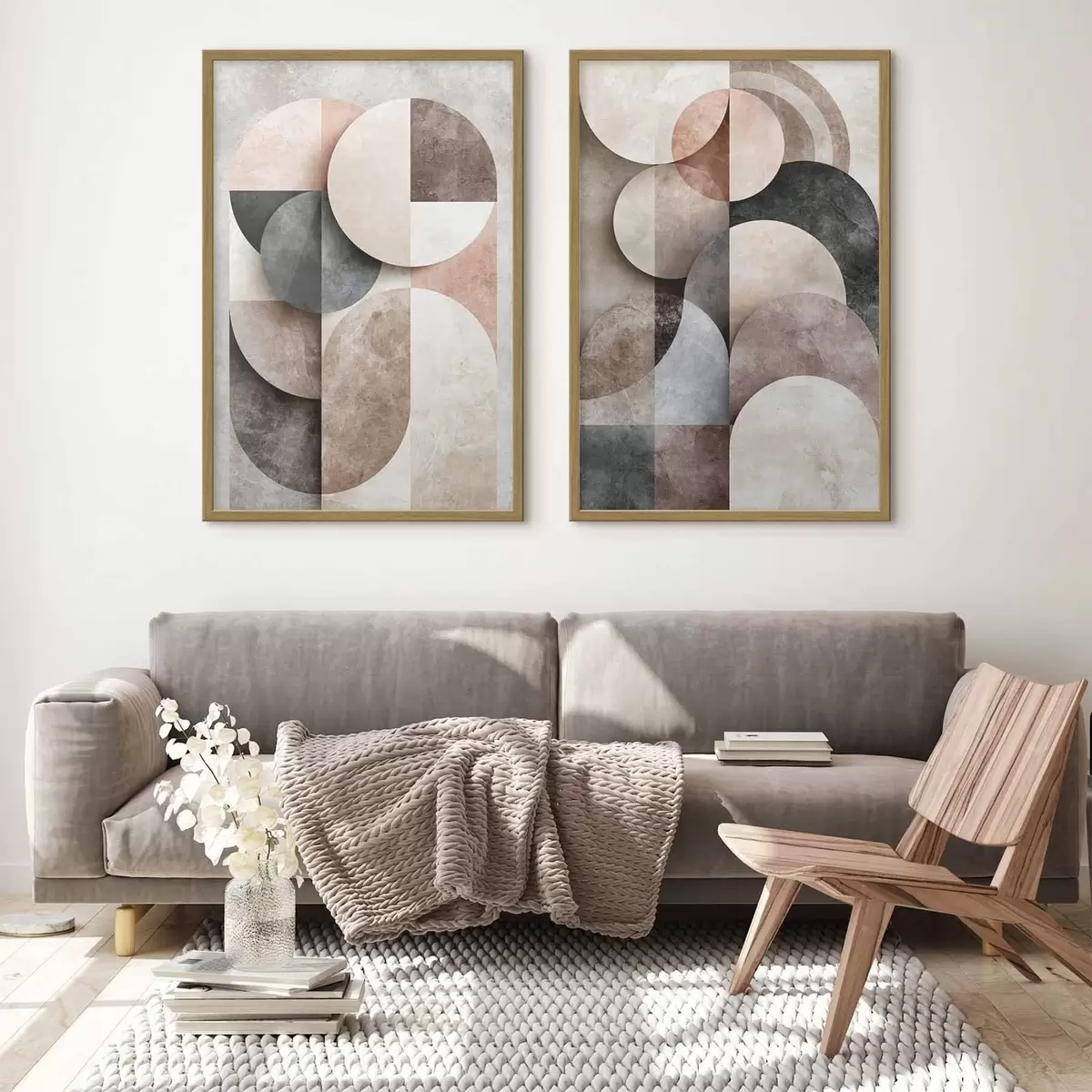 Poster Abstracte cirkels d31118