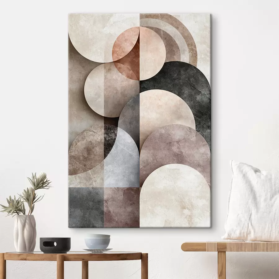 Fotobehang Overlappende cirkels s51184