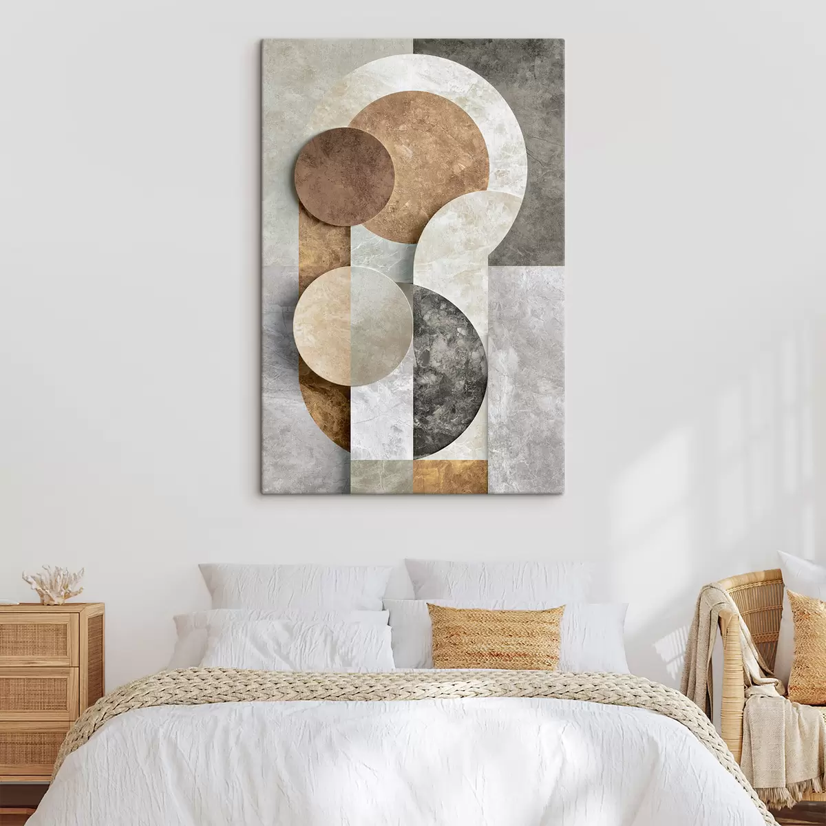  Peintures Abstraction géométrique avec des cercles s51185