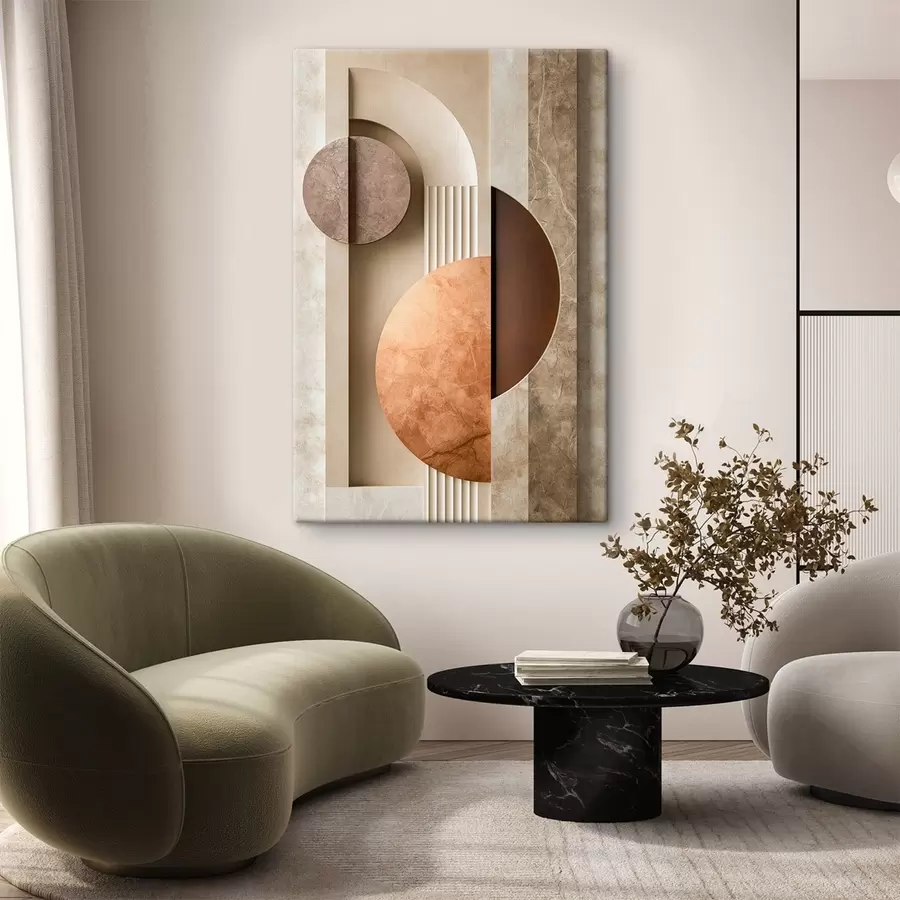 Fotobehang Moderne abstracte geometrie s51282