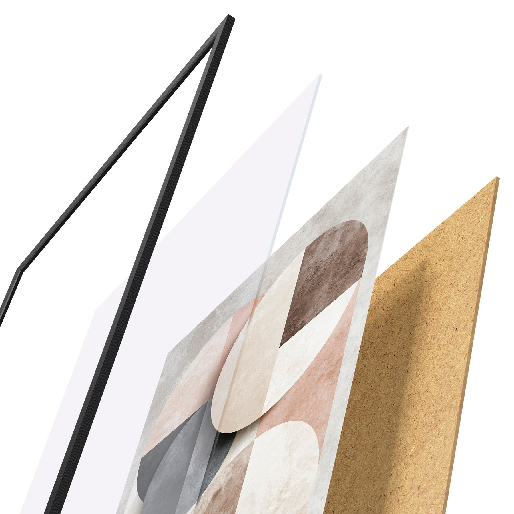 Poster Abstracte cirkels f51183