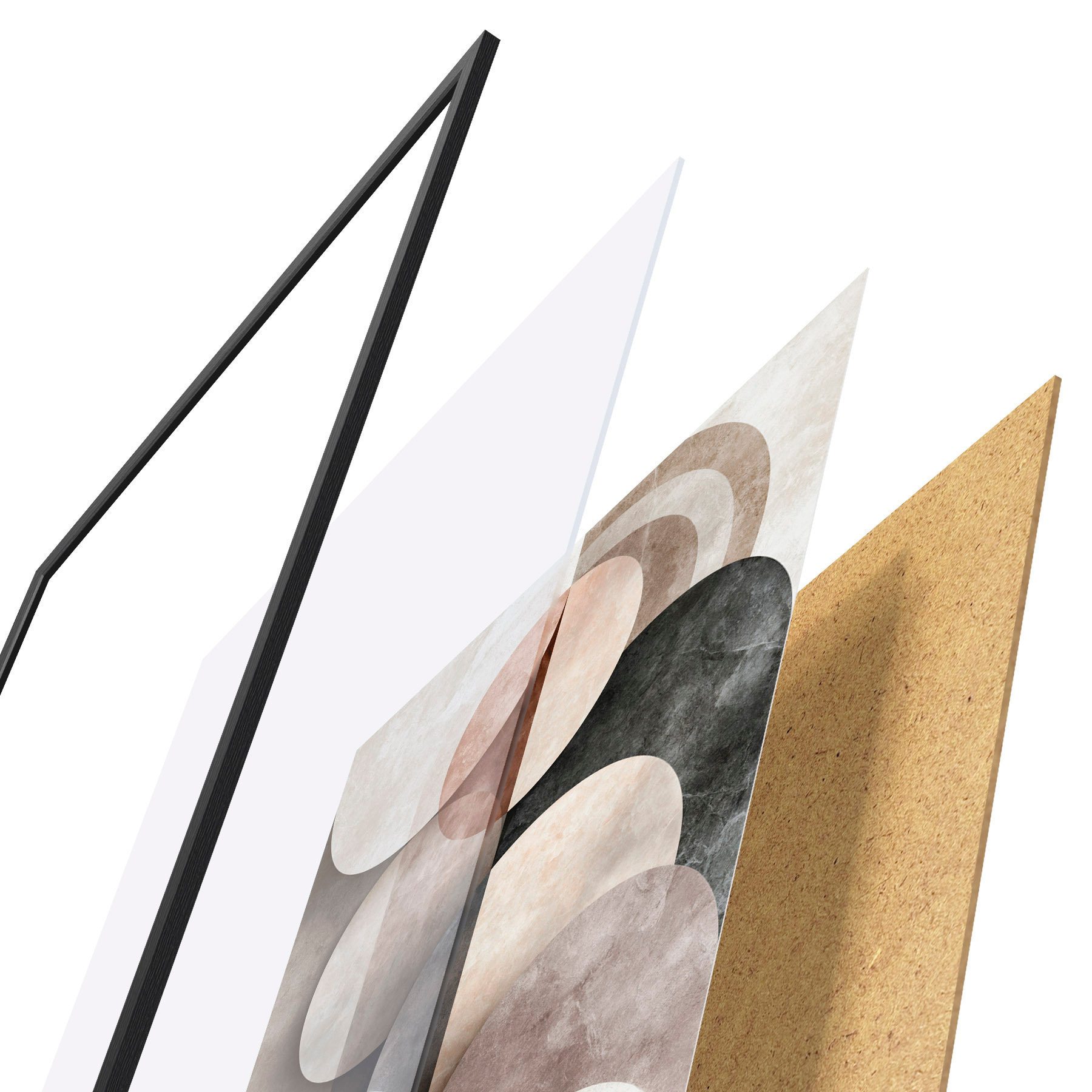 Affiche Cercles qui se chevauchent f51184