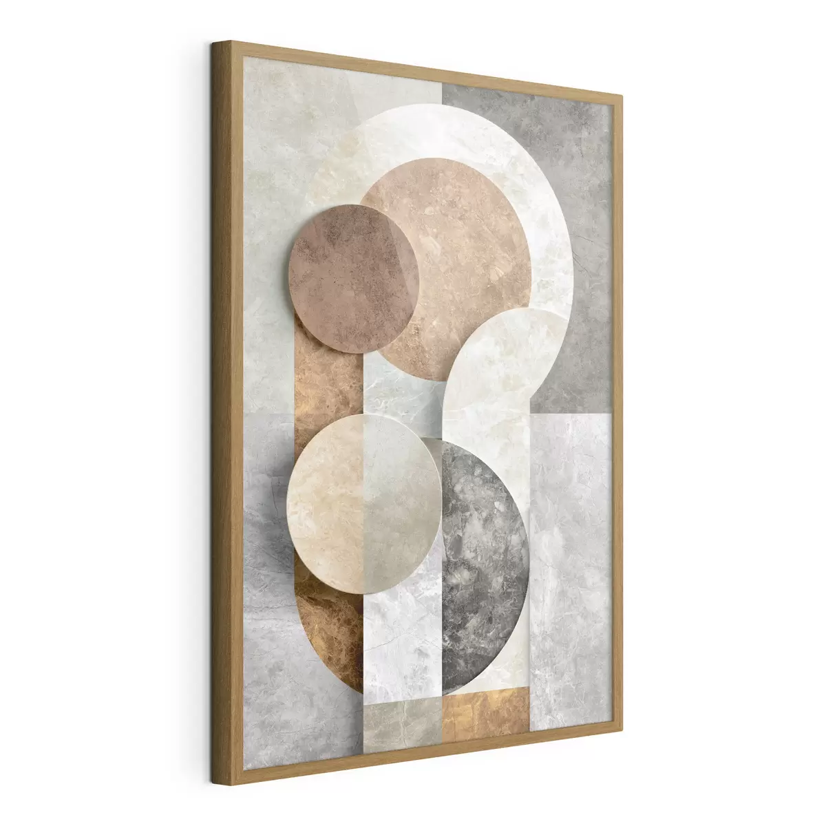 Affiche Abstraction géométrique avec des cercles f51185