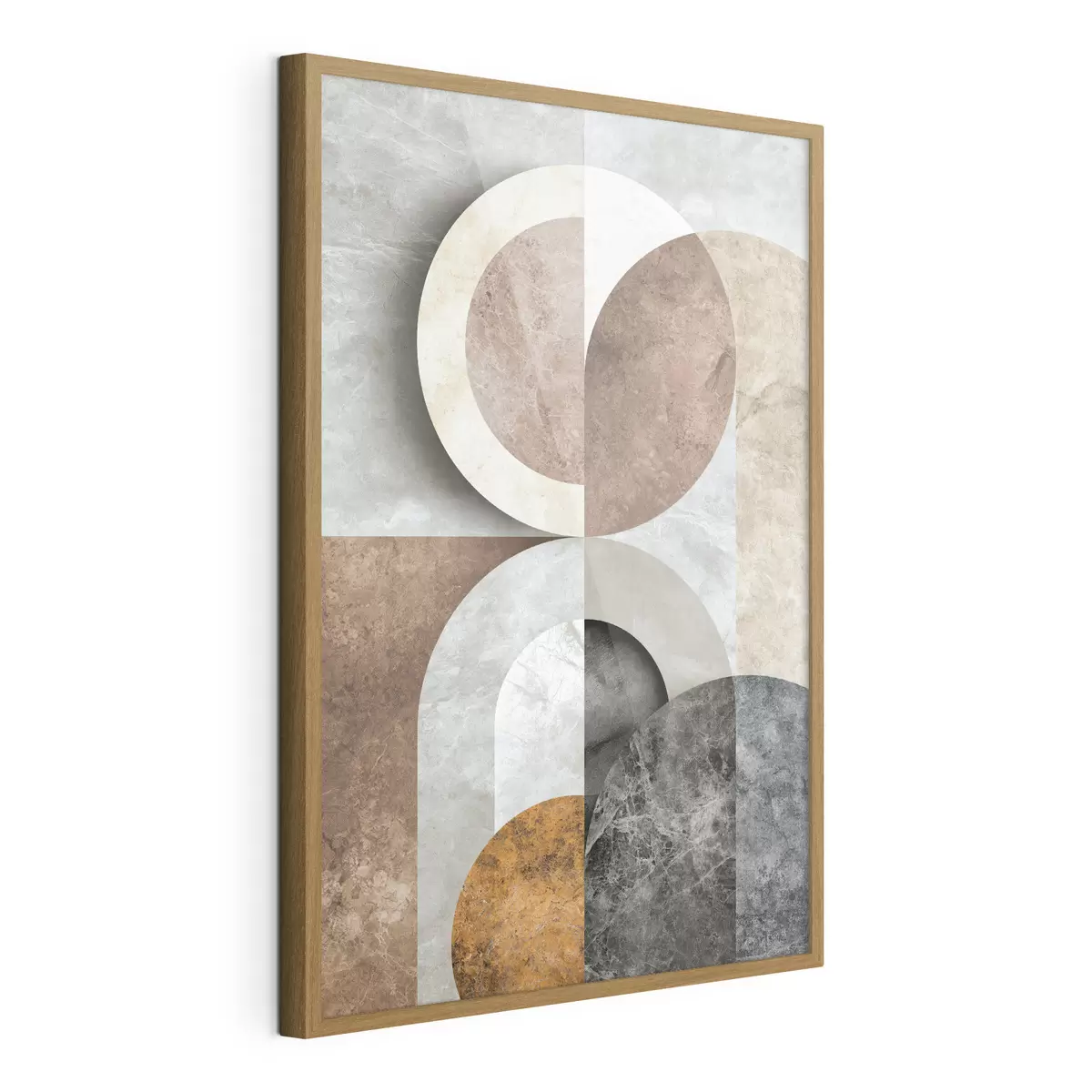 Affiche Composition géométrique à base de cercles f51281
