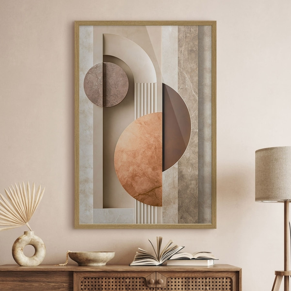 Poster Moderne abstracte geometrie, Affiches Uniek, f51282wo : Uwalls