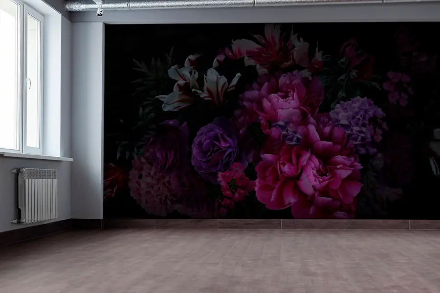 Fotobehang Boeket prachtige pioenrozen u72224