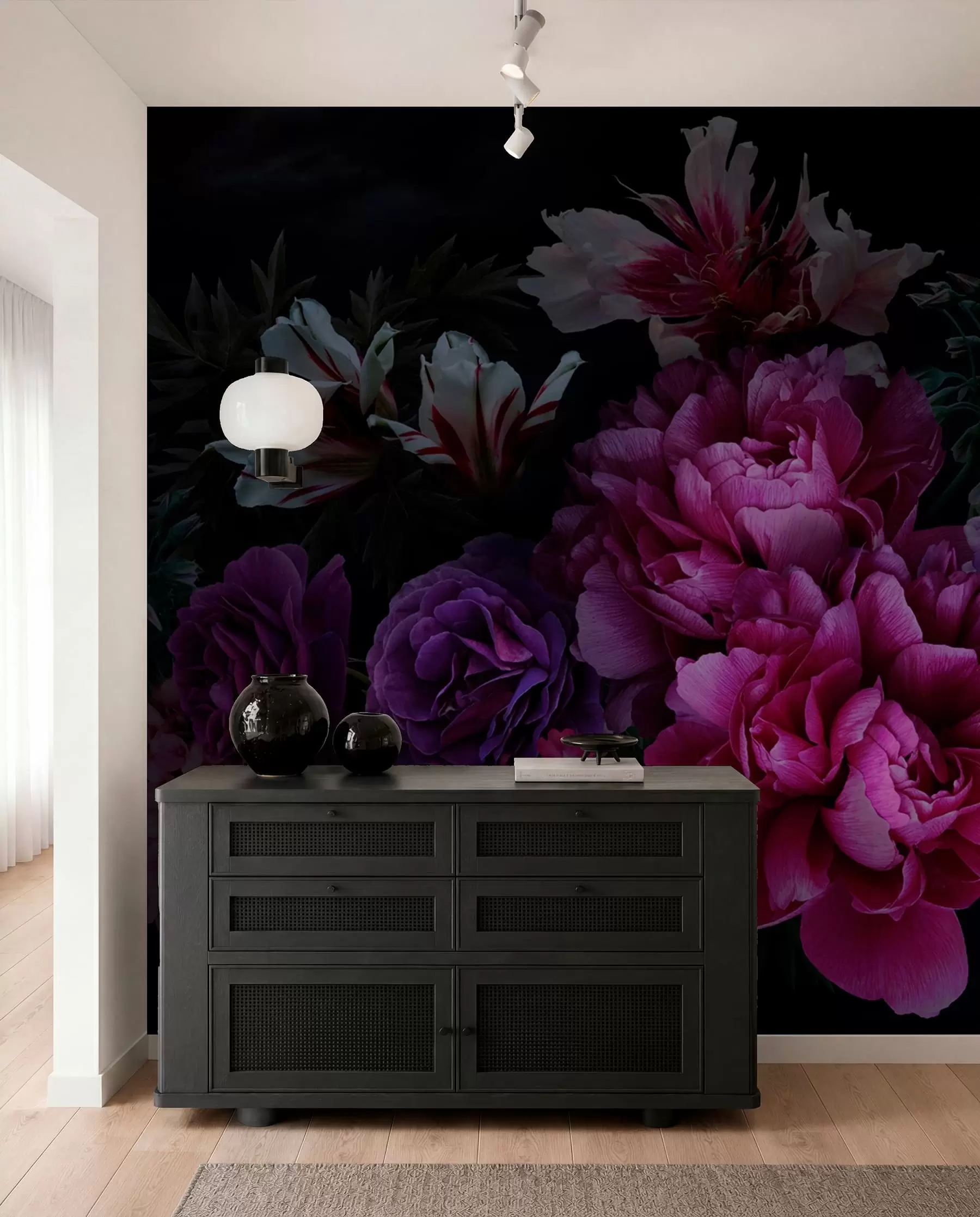 Papier peint photo Bouquet de belles pivoines u72224