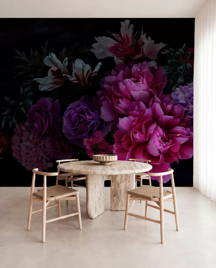 Papier peint photo Bouquet de belles pivoines u72224