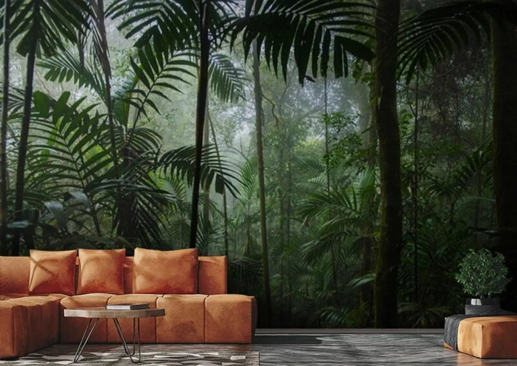 Fotobehang Een tropisch bos u72344