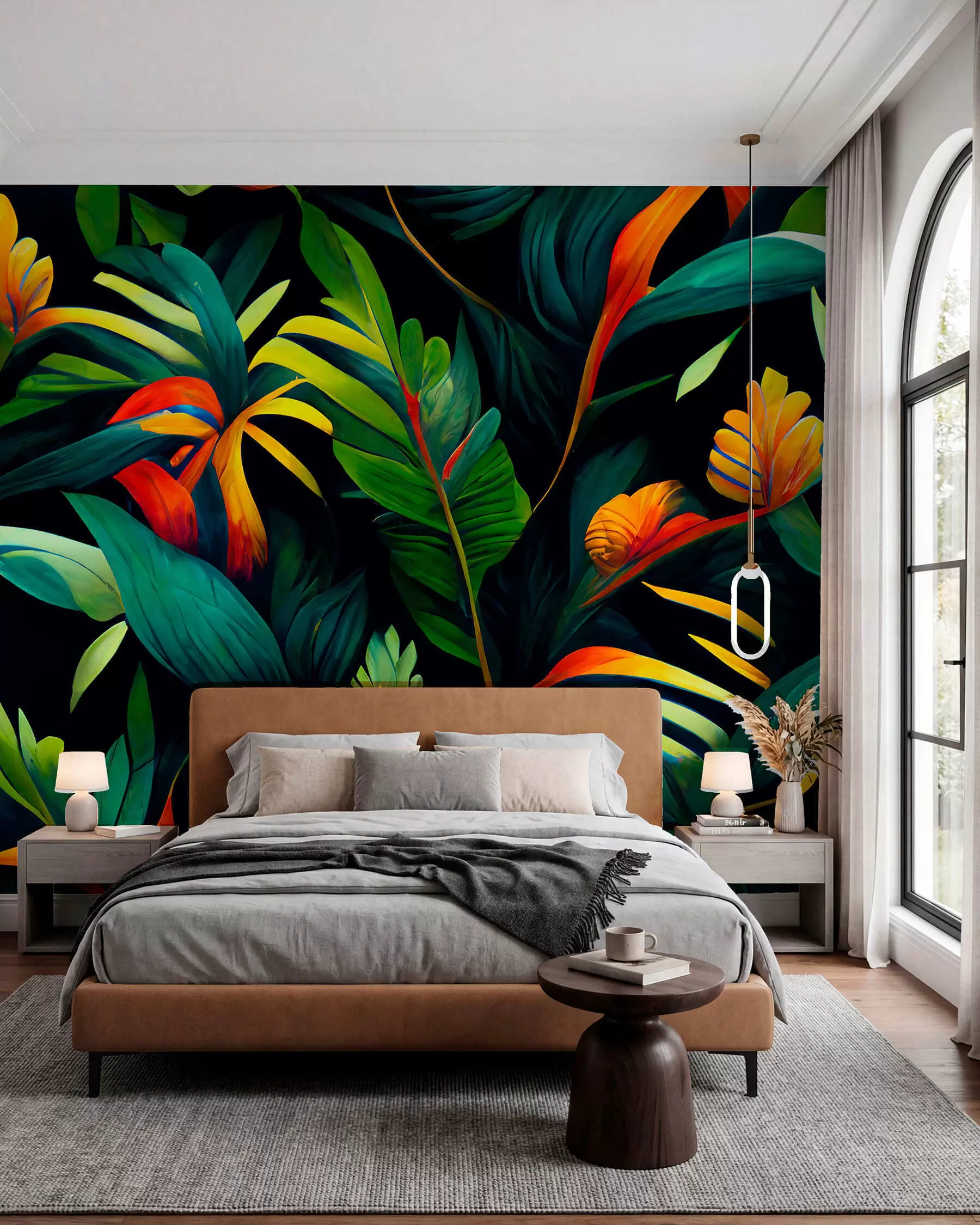 Papier peint photo Jungle tropicale lumineuse u72390