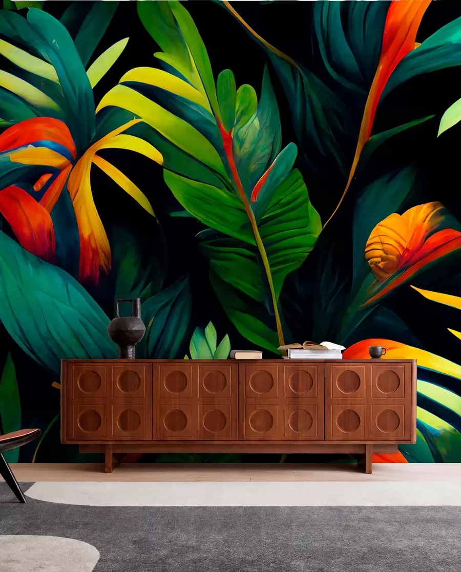 Papier peint photo Jungle tropicale lumineuse u72390