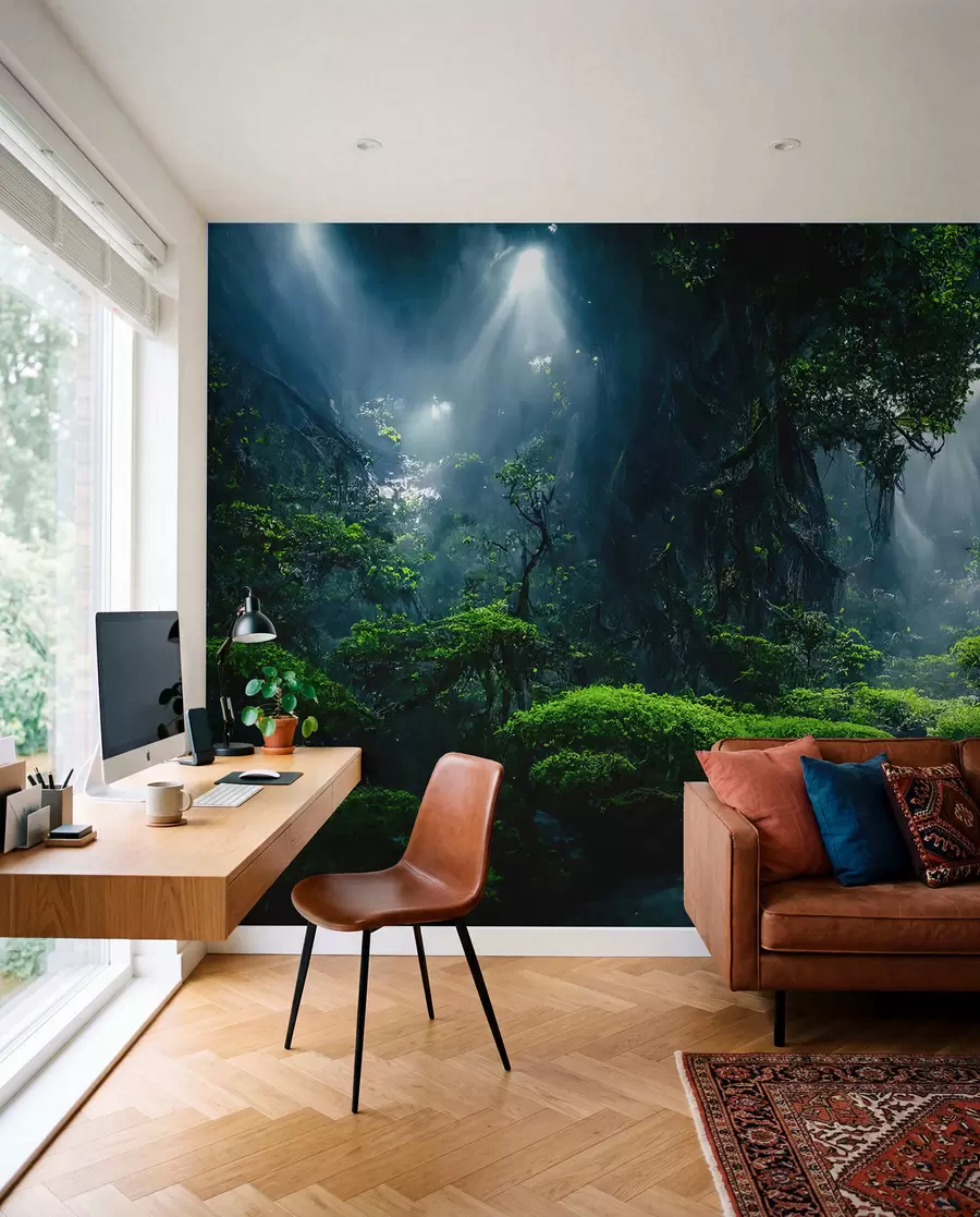 Fotobehang Natuurlijk boslandschap u72430