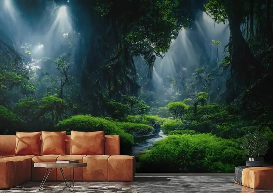 Fotobehang Natuurlijk boslandschap u72430