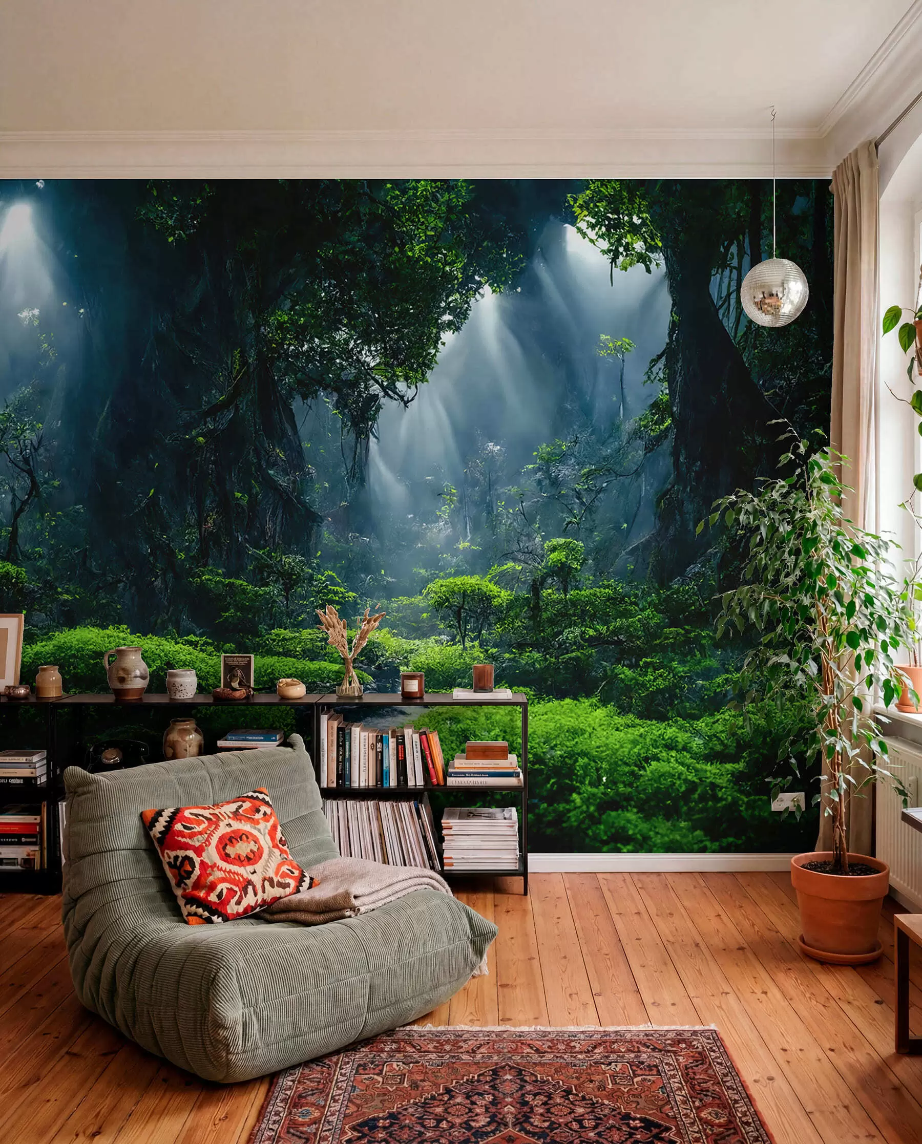 Fotobehang Natuurlijk boslandschap u72430