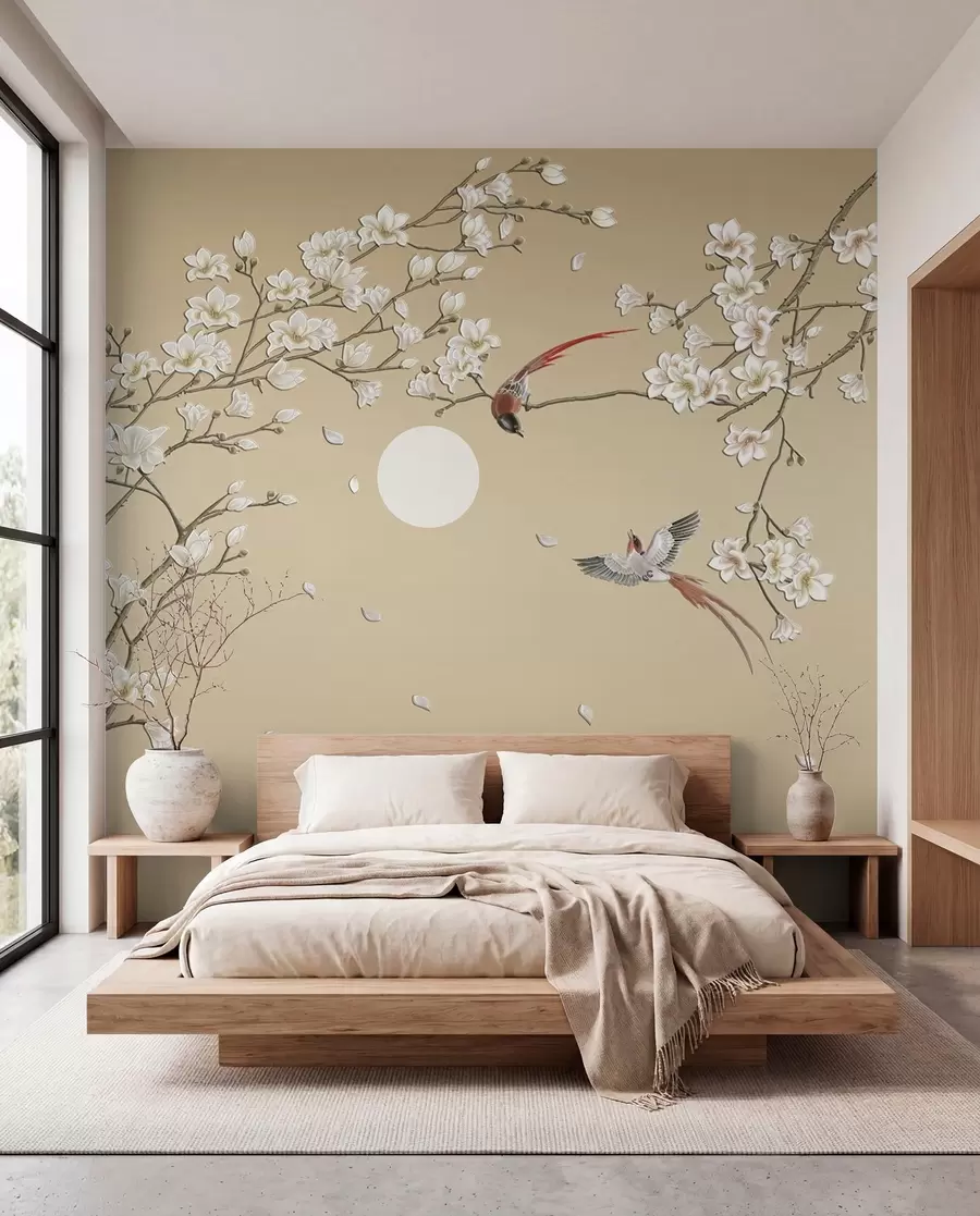 Fotobehang Vogels, Chinese stijl u72938