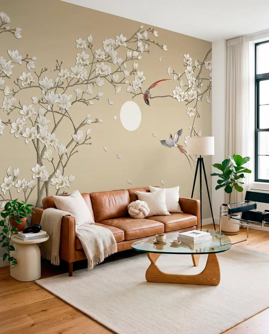 Fotobehang Vogels, Chinese stijl u72938