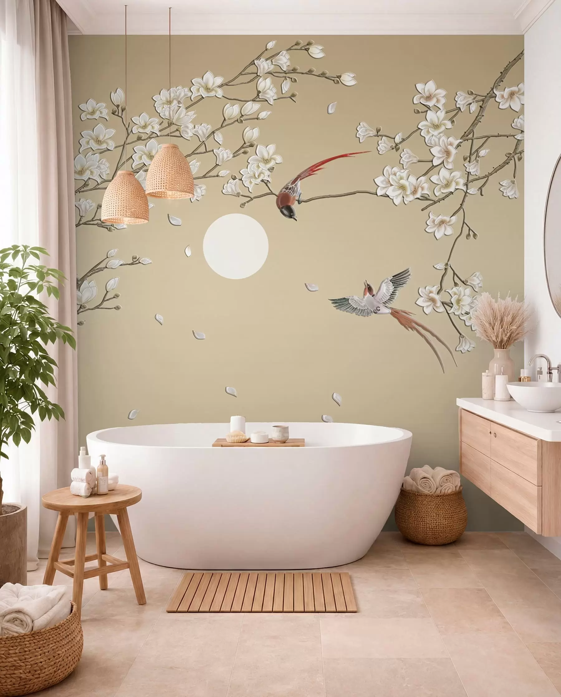 Fotobehang Vogels, Chinese stijl u72938