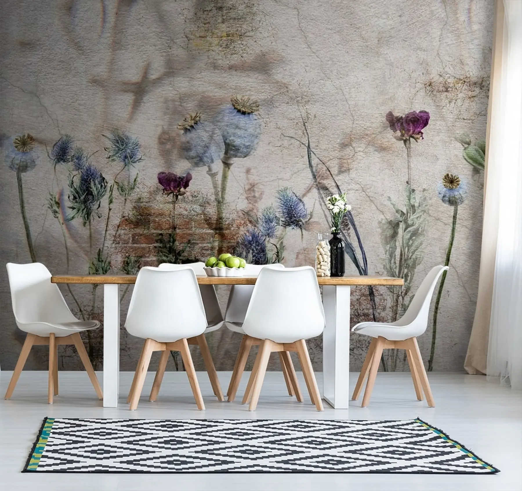 Papier peint photo Fleurs et herbes u72771