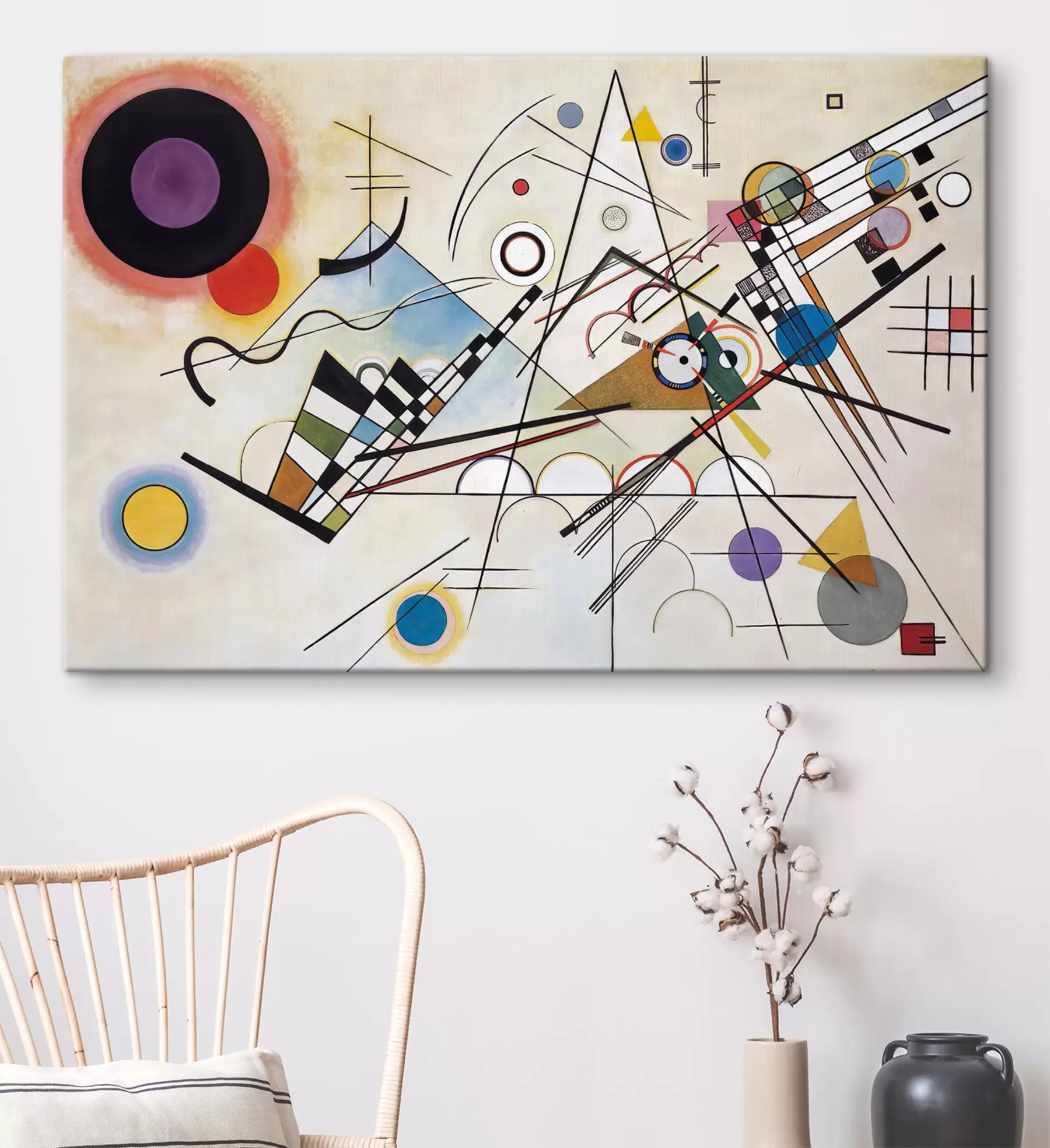 Fotobehang Driehoek, lettertype en kunst s01030