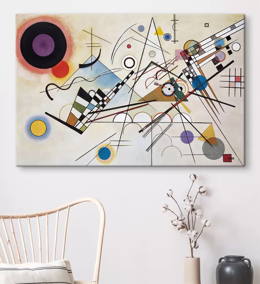  Schilderijen Driehoek, lettertype en kunst s01030