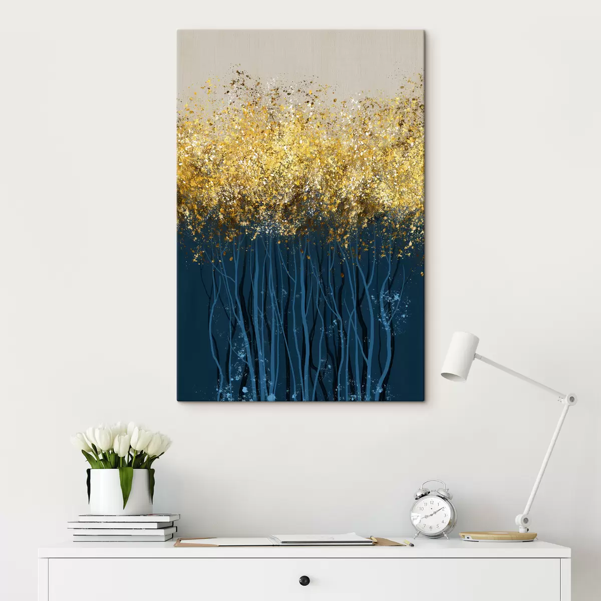  Peintures Arbres à feuilles s01893