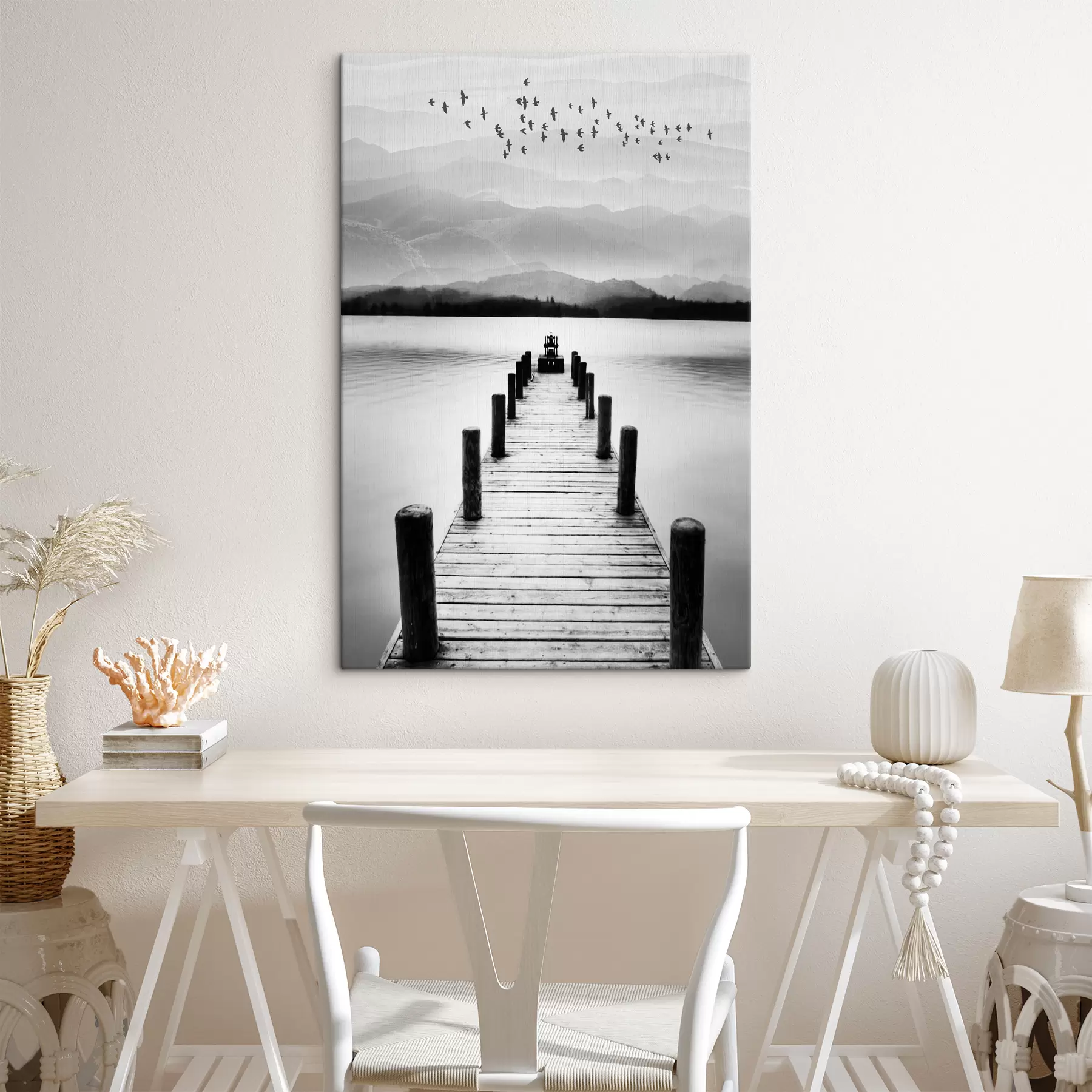 Fotobehang Water, wolk en lucht s03914