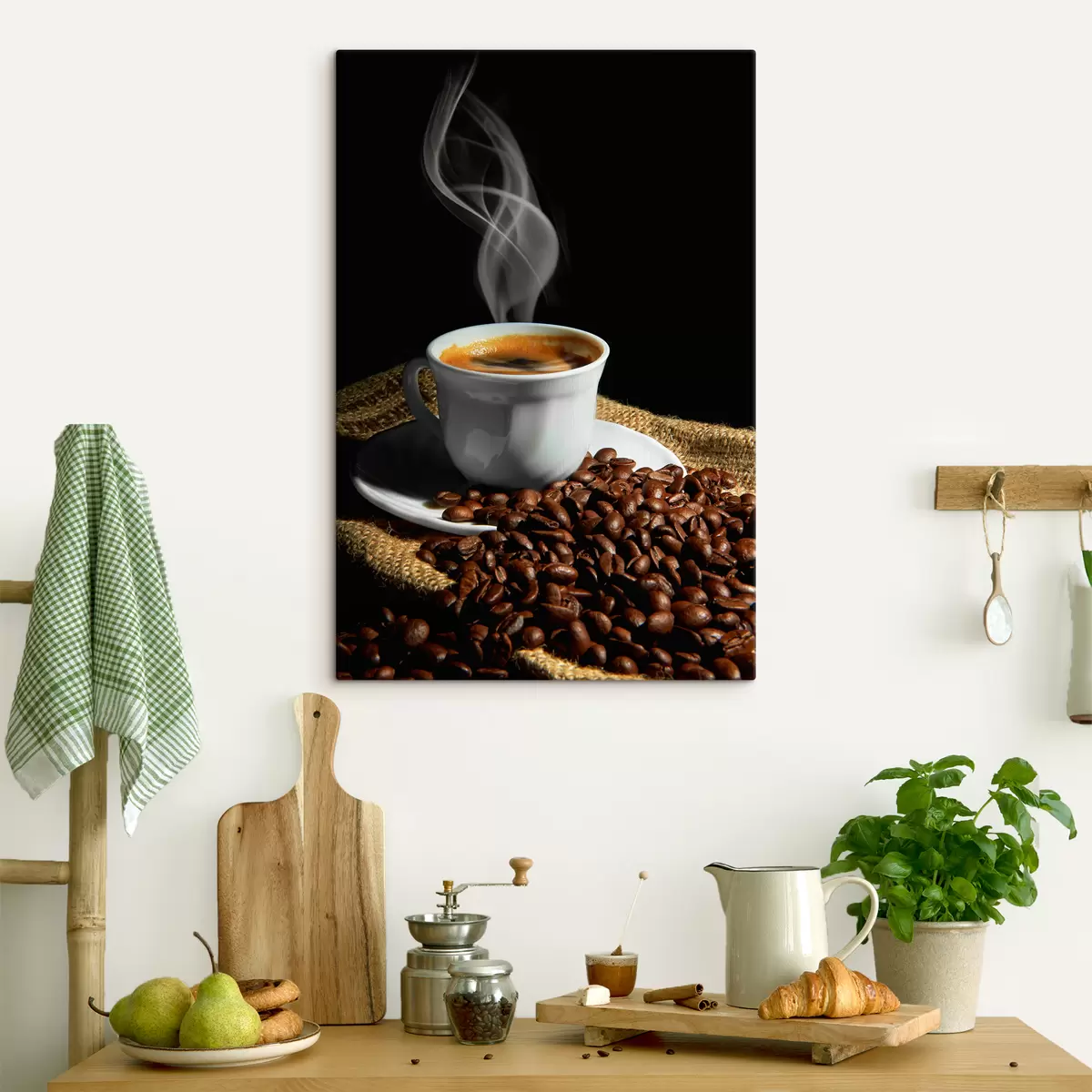  Peintures Alimentation, café d'origine unique et vaisselle s07770