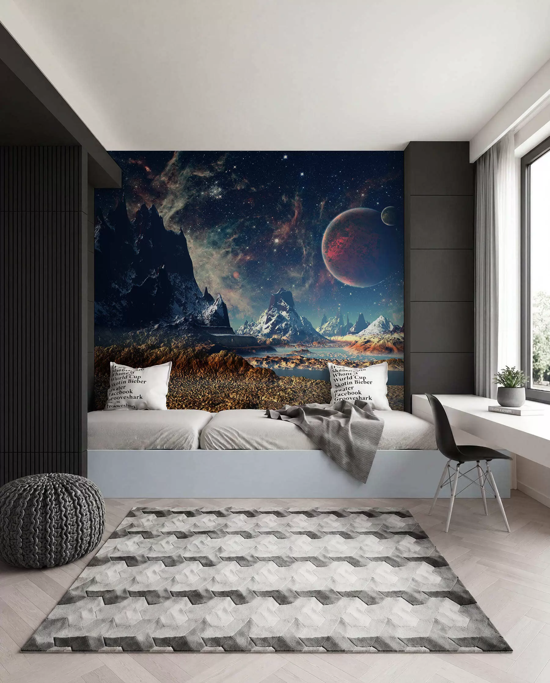 Fotobehang Buitenaards landschap u55303