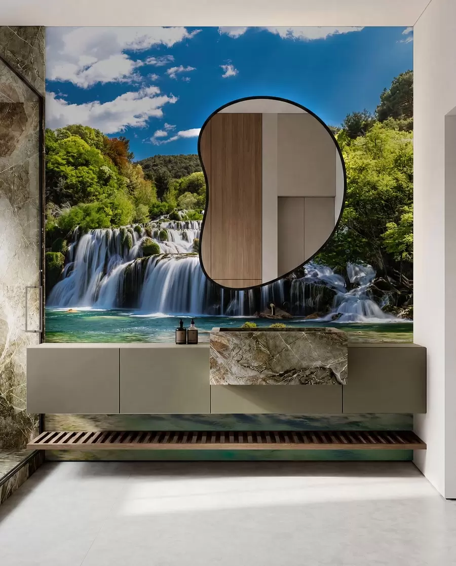 Fotobehang Water, wolk en lucht u55775