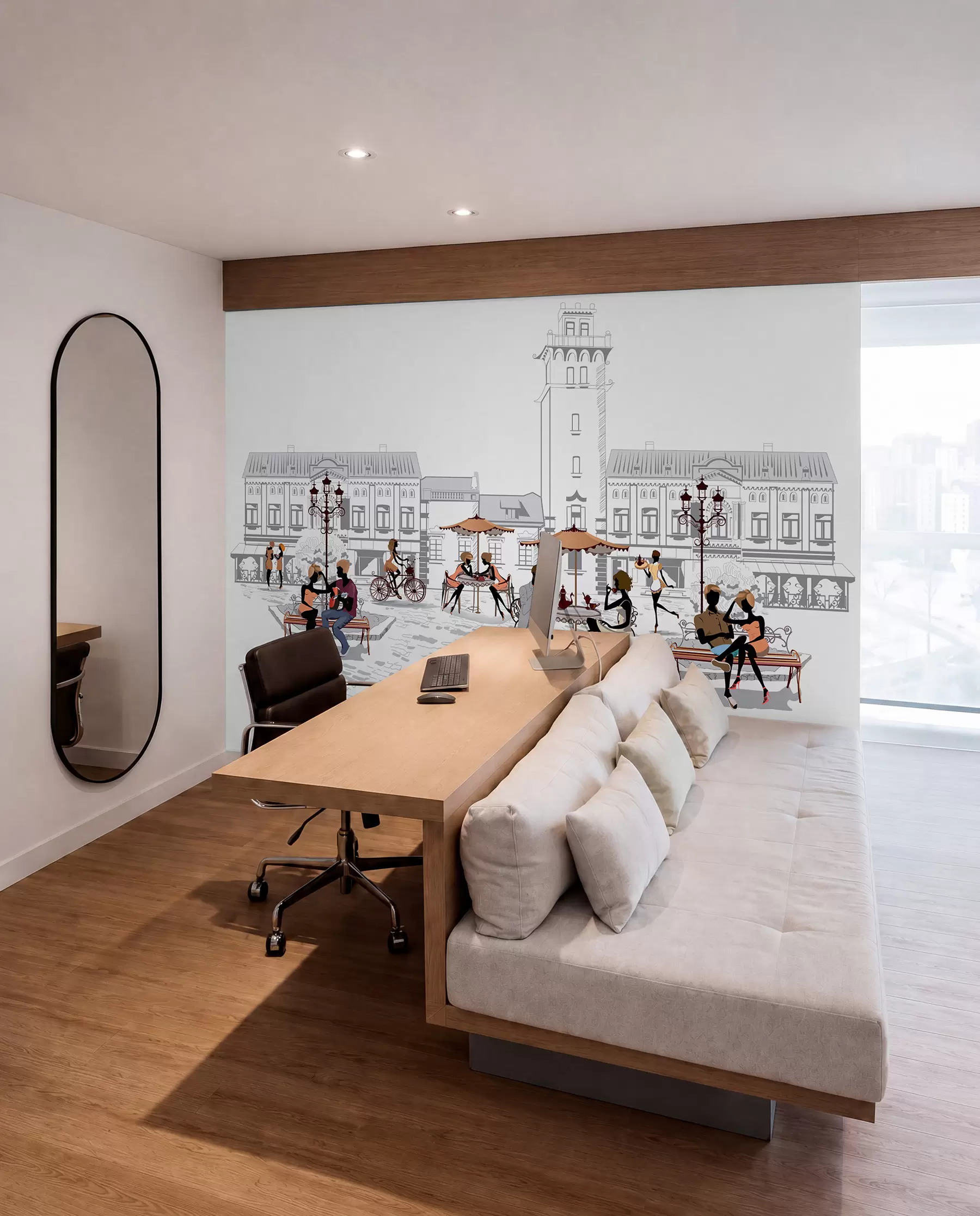 Fotobehang Stedenbouwkundig ontwerp, lettertype en kunst u56109