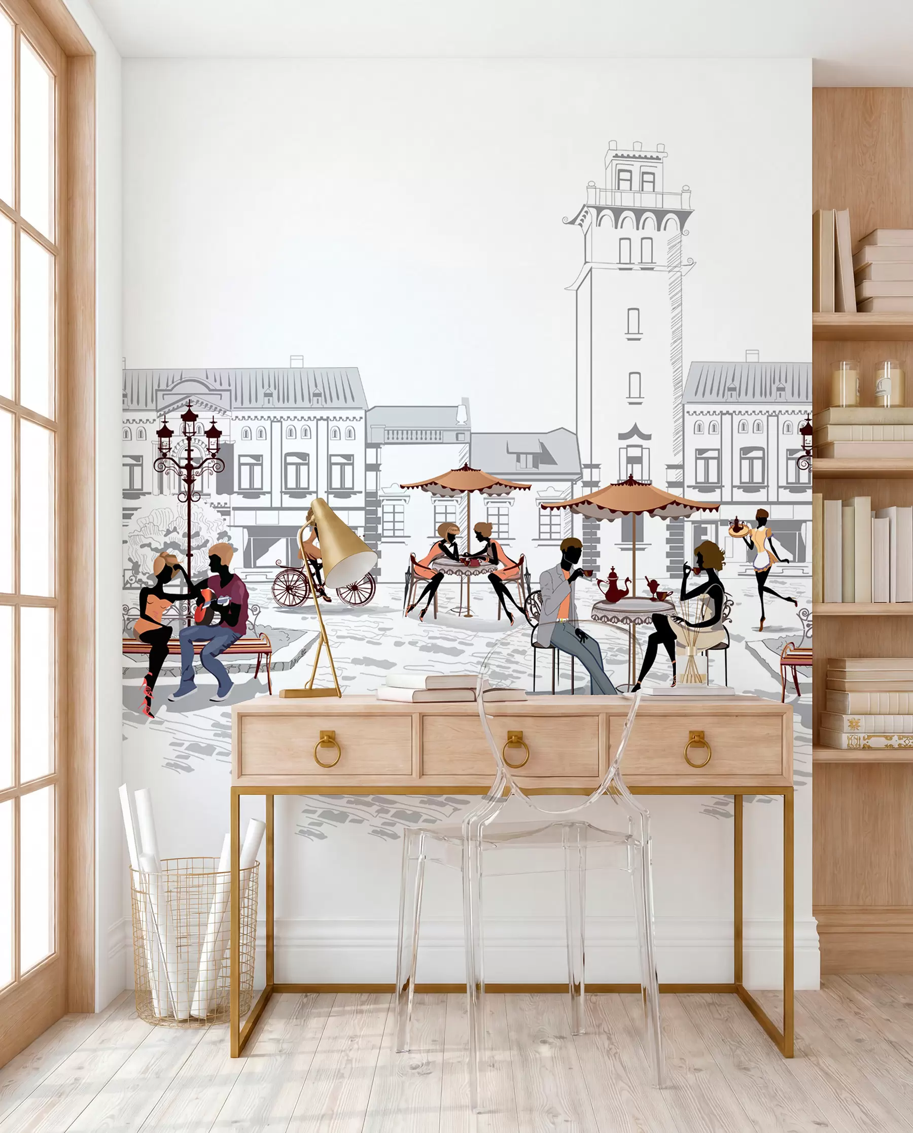 Fotobehang Stedenbouwkundig ontwerp, lettertype en kunst u56109