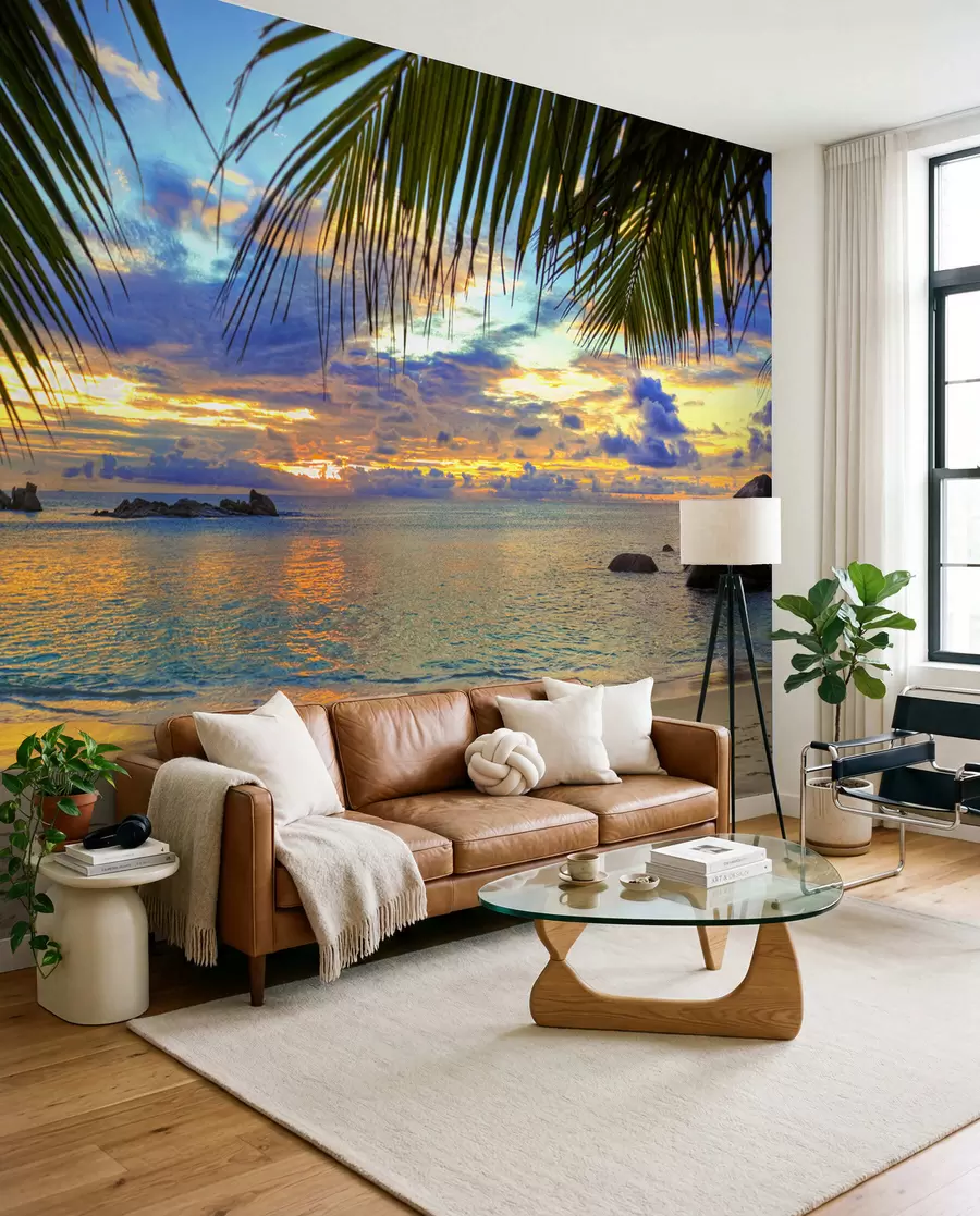 Fotobehang Water, wolk en lucht u56299