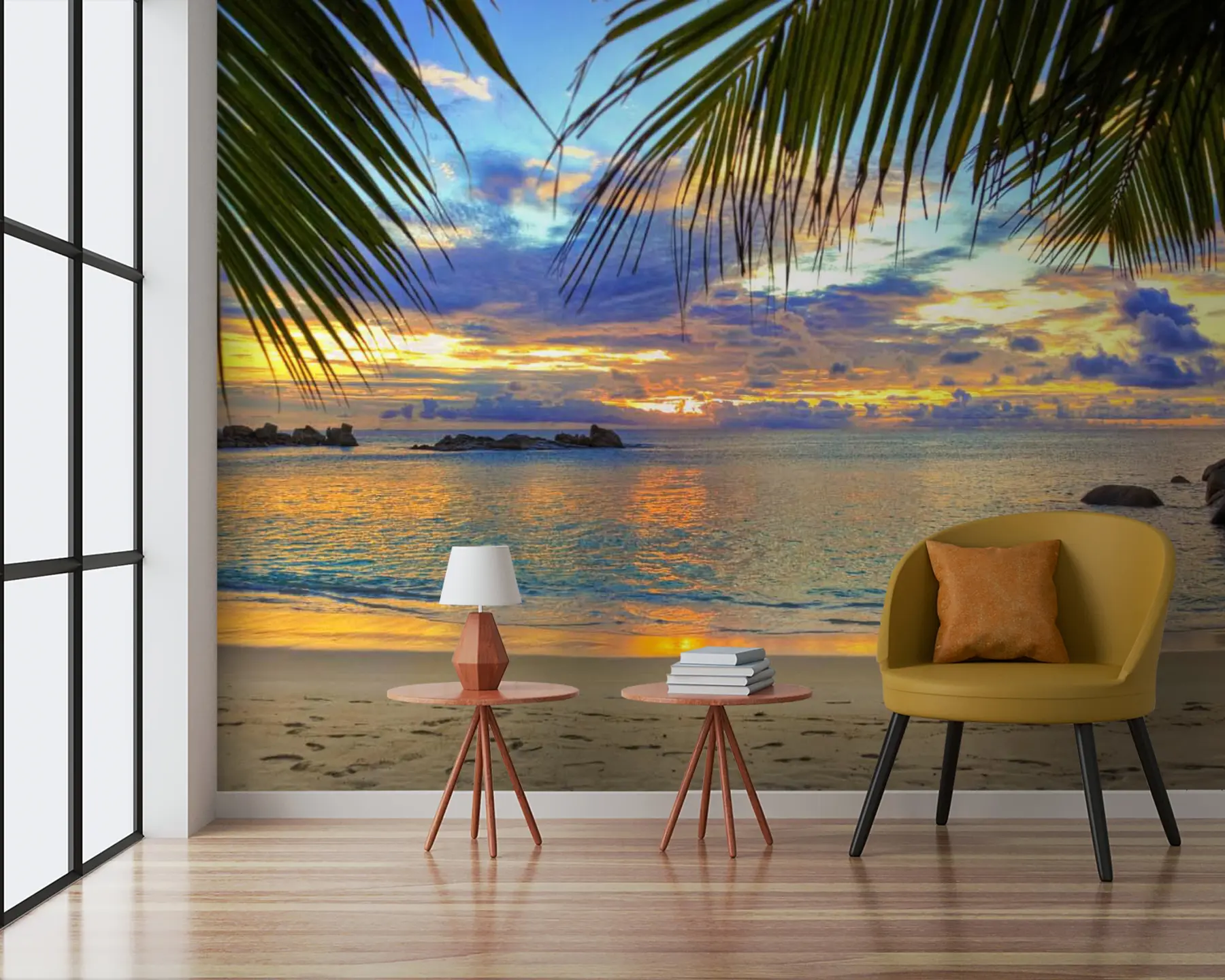 Fotobehang Water, wolk en lucht u56299